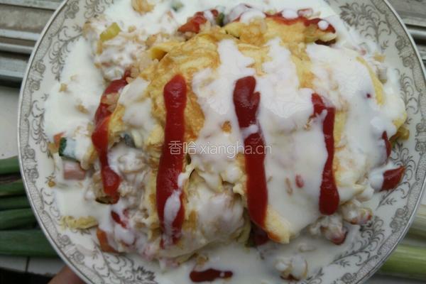 酸奶番茄蛋包饭的做法图解5