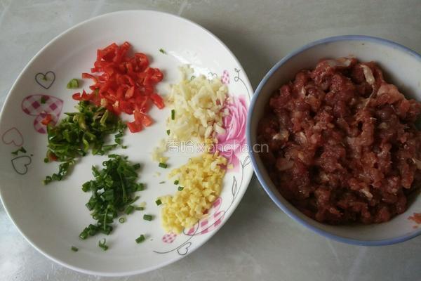 肉沬豆腐的做法图解2