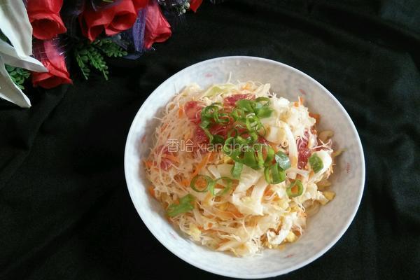 卷心菜炒粉丝