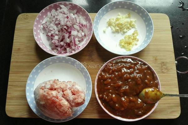 肉酱彩色手擀面的做法图解8