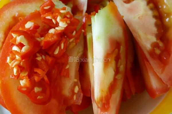 番茄炒油渣的做法图解3