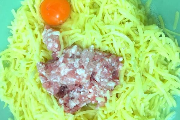酥脆土豆饼的做法图解4