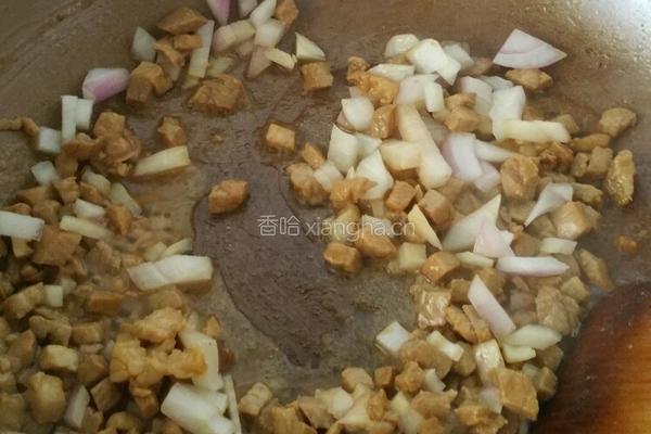 翡翠糯米烧麦的做法图解2