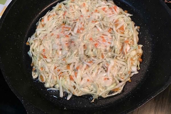 卷心菜蛋饼的做法图解6