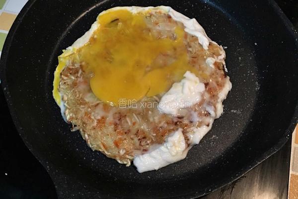 卷心菜蛋饼的做法图解8