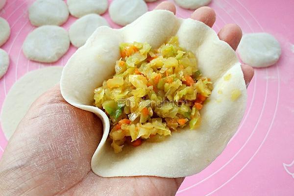 卷心菜素包子的做法图解13