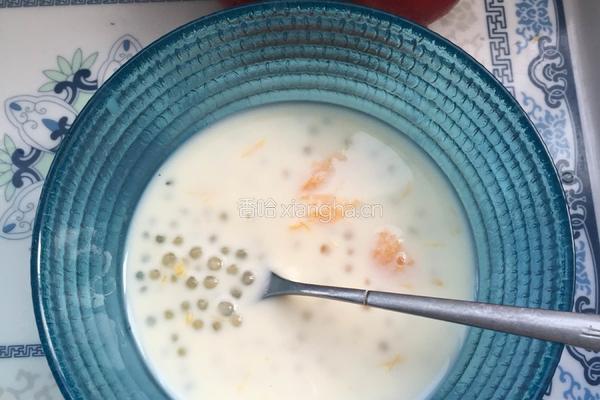 芒果牛奶西米露的做法图解7