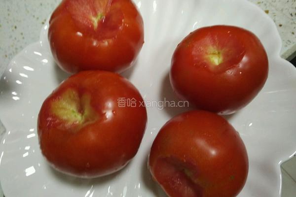 糖腌西红柿的做法图解1