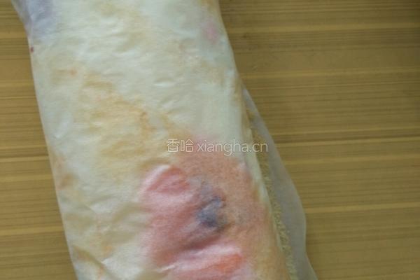 彩绘蛋糕卷的做法图解17