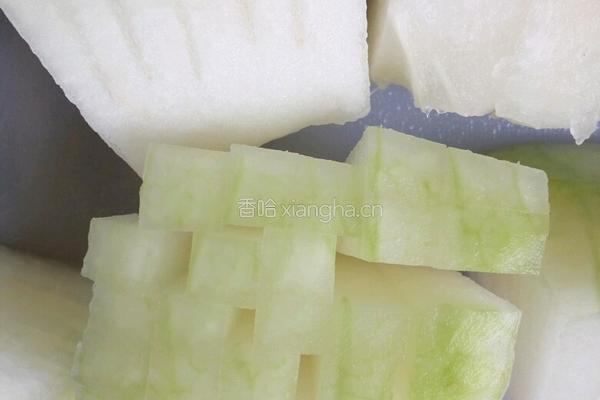 蚝油冬瓜的做法图解3