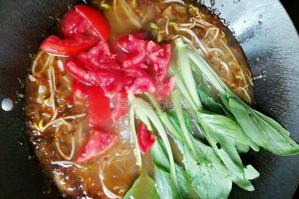 绿豆芽酸辣粉丝的做法图解8