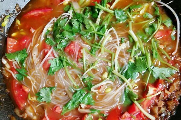 绿豆芽酸辣粉丝的做法图解10