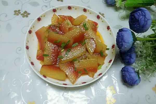 清炒西瓜皮的做法图解6