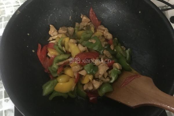 彩椒鸡肉的做法图解9