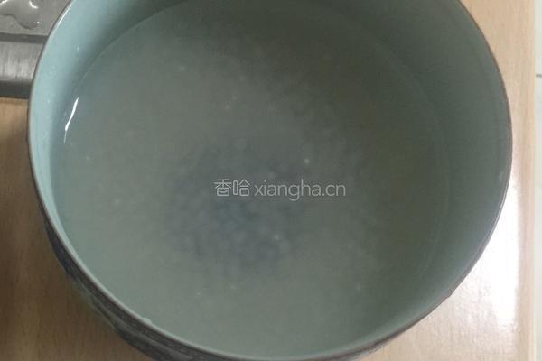 木瓜椰汁西米露配自制龟苓膏的做法图解7