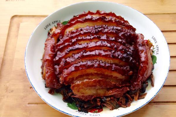 梅菜扣肉的做法图解20