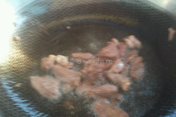 白萝卜片炒羊肉的做法图解6