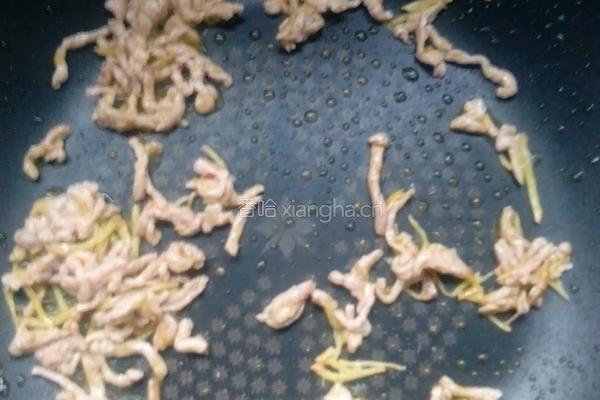 肉丝磨菇汤的做法图解3
