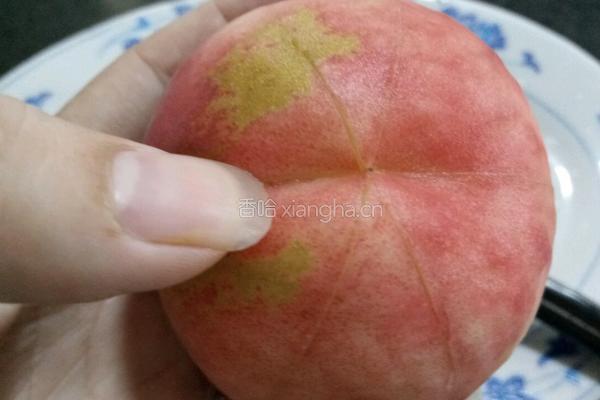 掰桃子的做法图解3