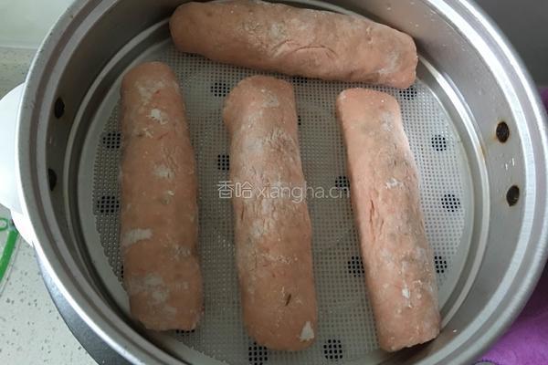 肉松香肠卷的做法图解8