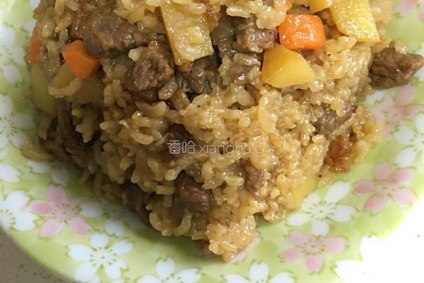 牛肉焖饭的做法图解10