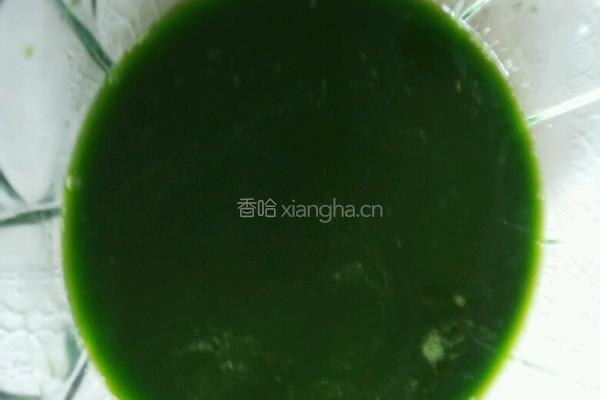 绿色戚风蛋糕的做法图解2