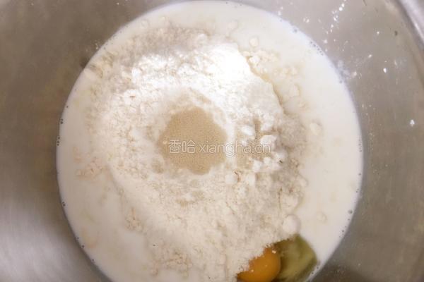 蜂蜜牛奶餐包的做法图解2