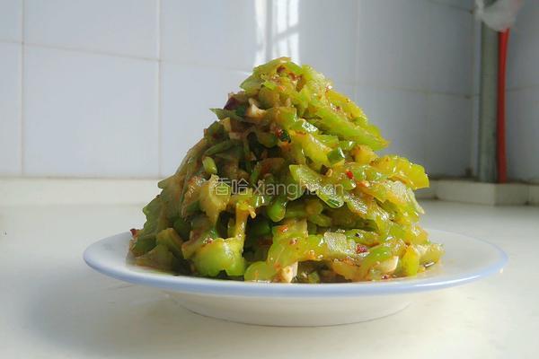 凉拌苦瓜的做法图解6