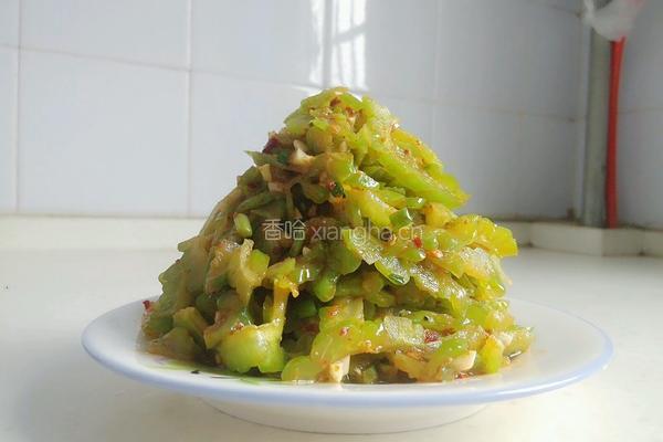 凉拌苦瓜的做法图解7
