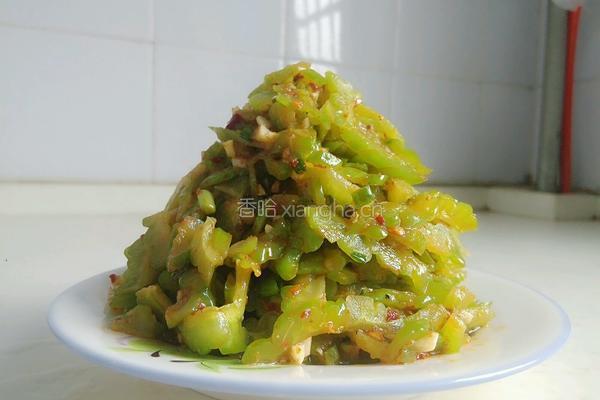 凉拌苦瓜的做法图解8