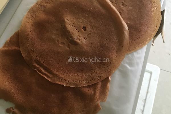 巧克力千层的做法图解4