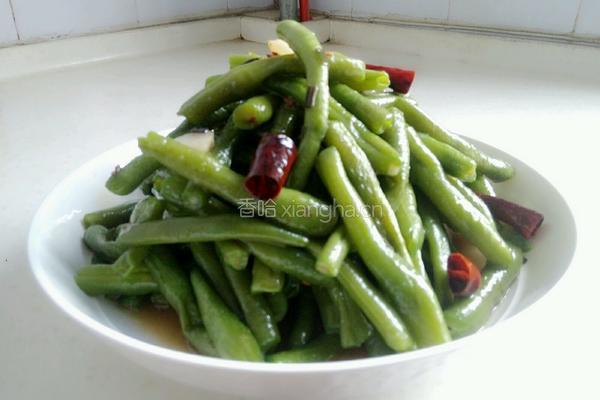 炝炒四季豆的做法图解8