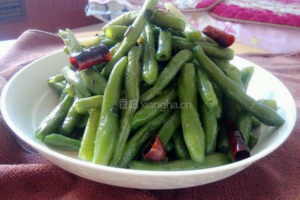 炝炒四季豆的做法图解9