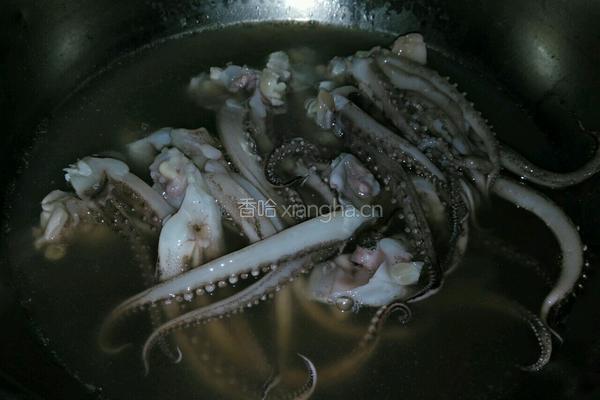 蒜苔鱿鱼须的做法图解5