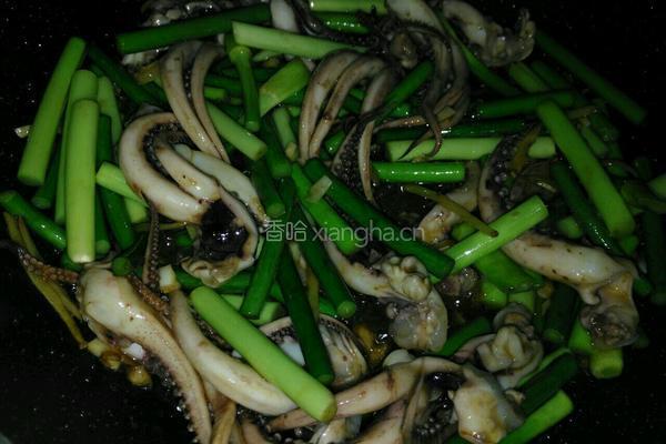 蒜苔鱿鱼须的做法图解9