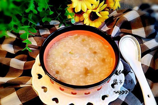 绿豆大米粥的做法图解3