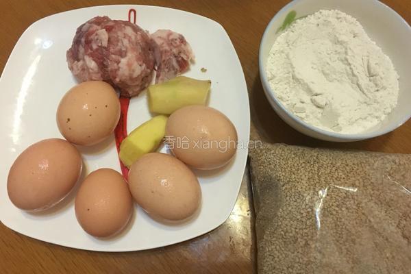 姜丝肉末鸡蛋饼的做法图解1