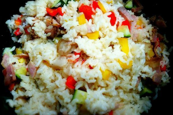 腊肉焖大米饭的做法图解11