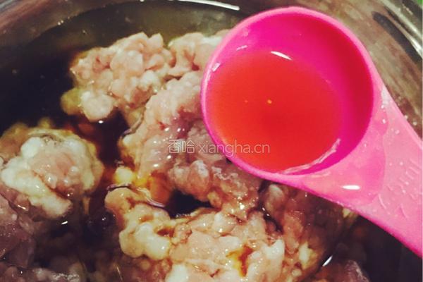 肉酿虎皮青椒的做法图解4