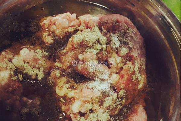 肉酿虎皮青椒的做法图解6