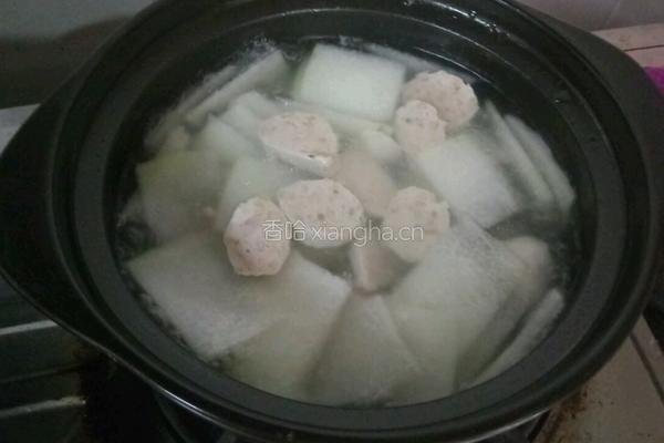 冬瓜丸子汤粉的做法图解5