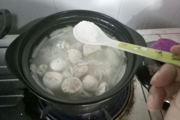 冬瓜丸子汤粉的做法图解8