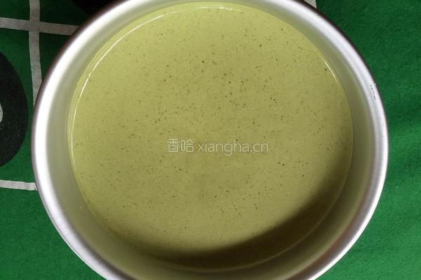抹茶戚风蛋糕的做法图解10
