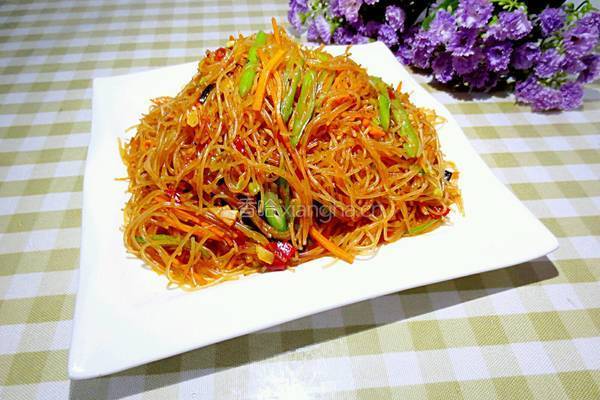 葱香双丝炒米粉的做法图解11