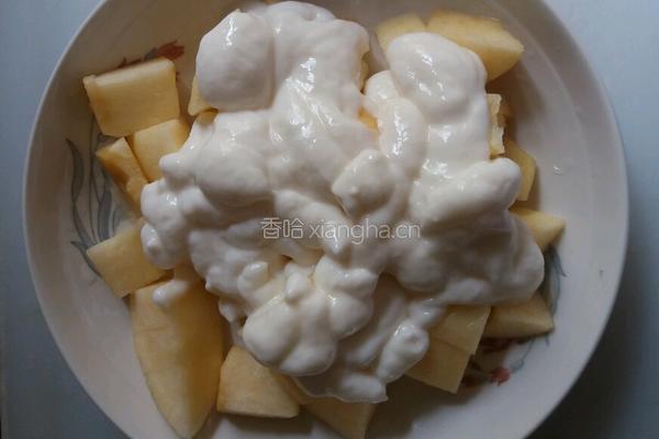 酸奶苹果的做法图解4