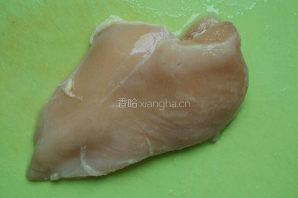 鸡肉火腿的做法图解1