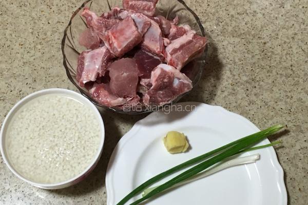糯米蒸排骨的做法图解1