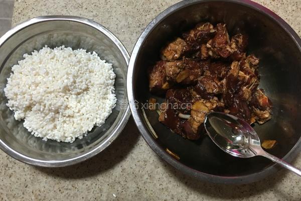 糯米蒸排骨的做法图解4
