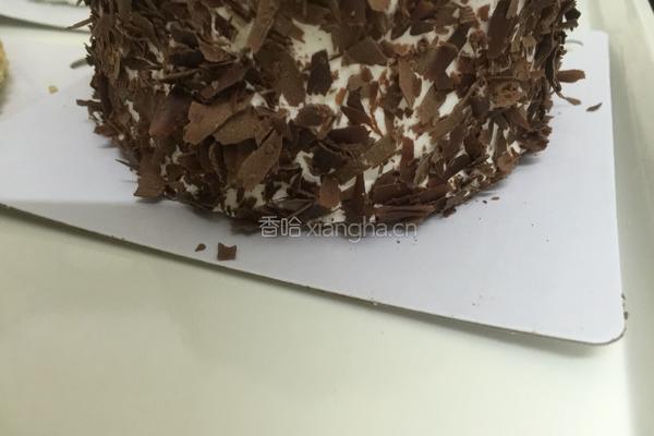 巧克力水果蛋糕的做法图解4