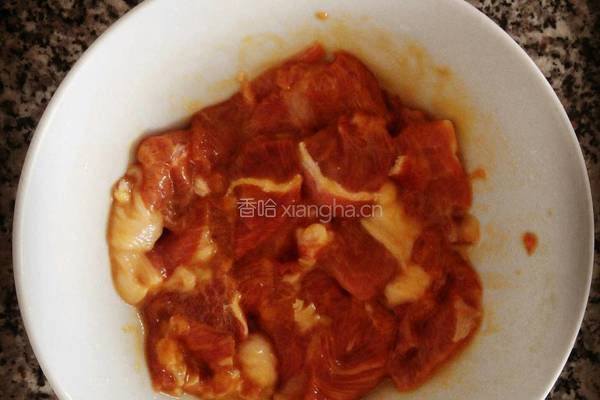 南瓜蒸肉的做法图解1